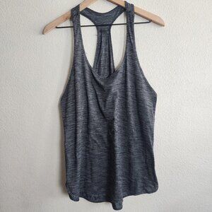 Lululemon Tank Top Womens Large Heathered Black 105F Singlet Racerback Athletic